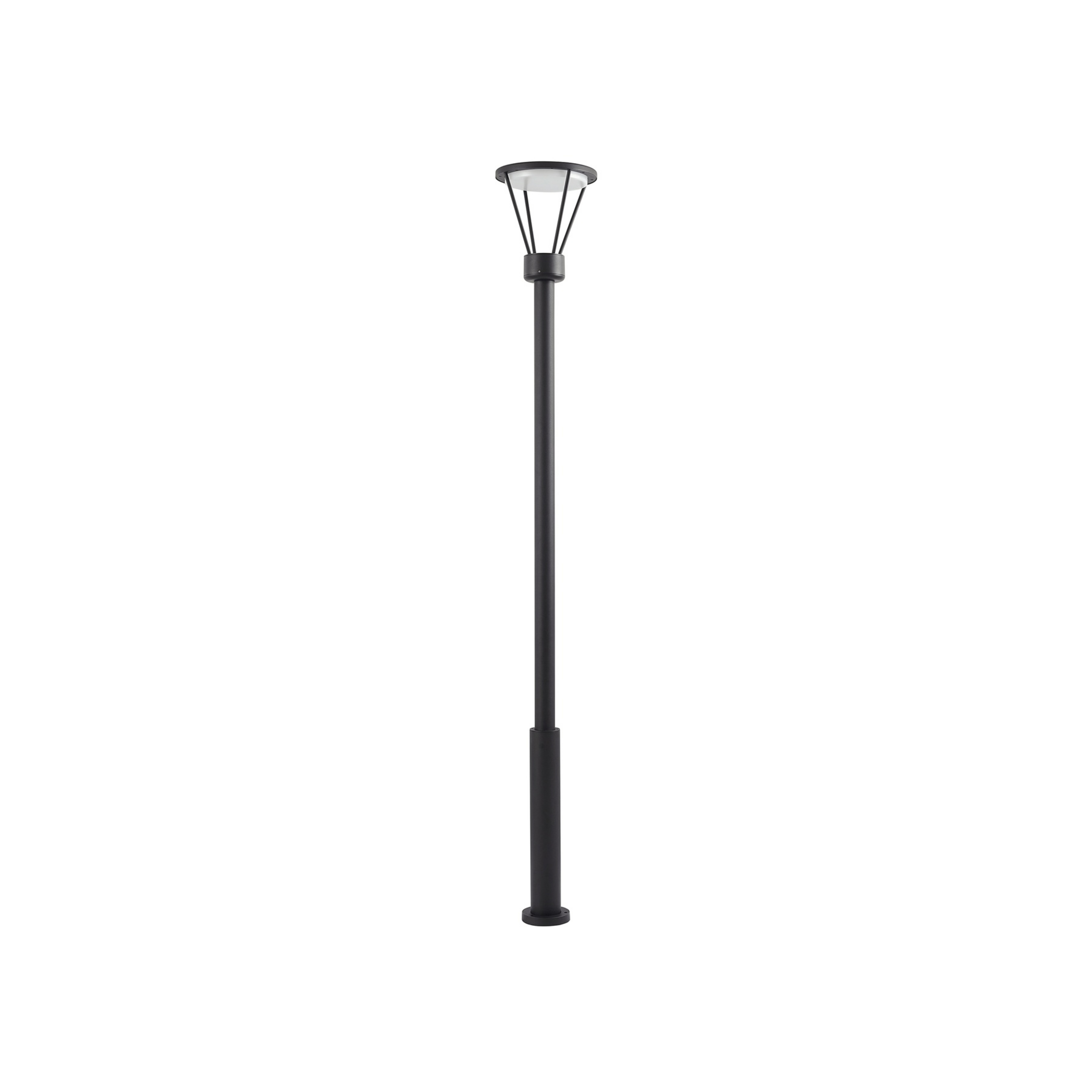 Elario LED Candeeiro de parque H222 Preto - Lucande