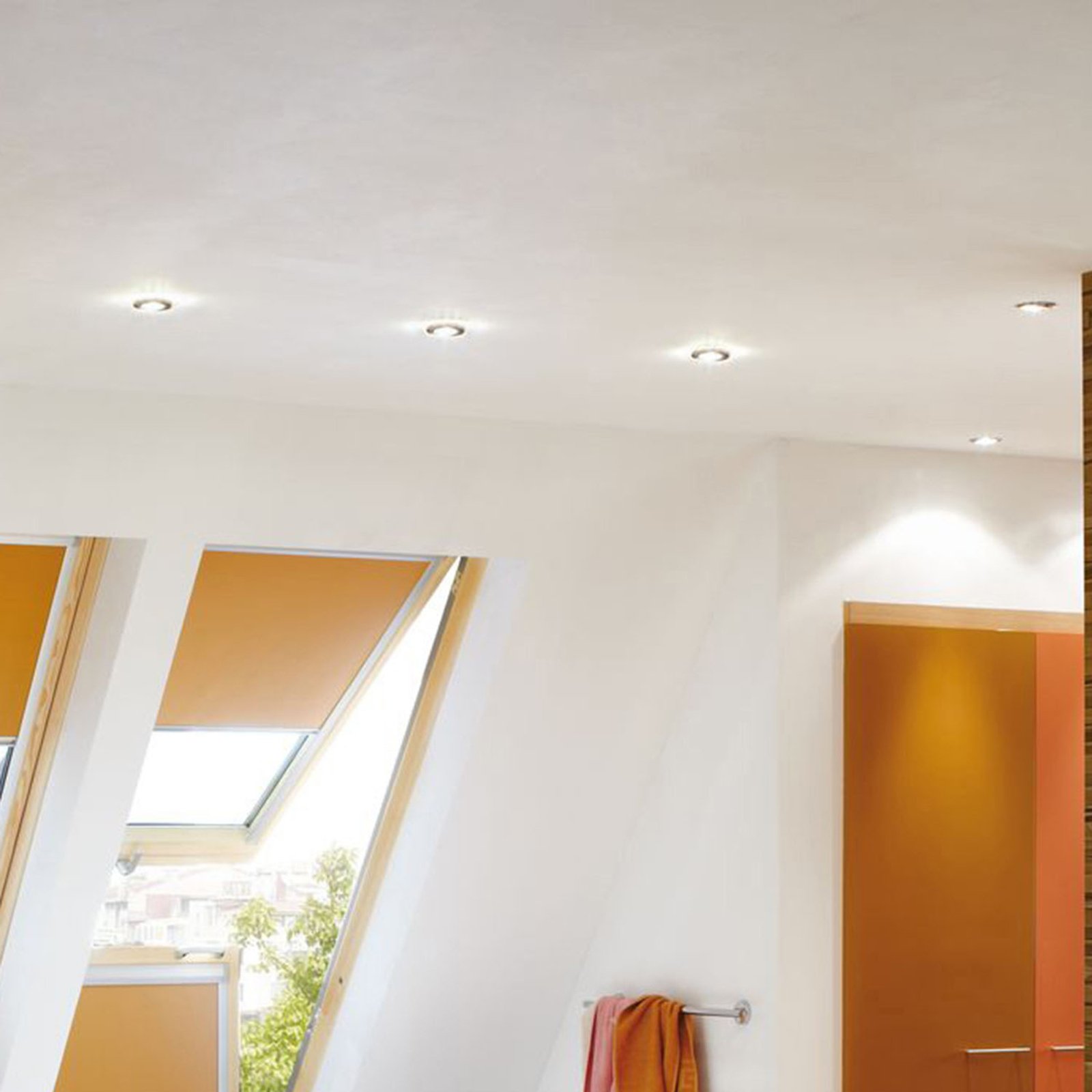 Nova LED recessed spotlight, dimmable, IP65, iron - Paulmann