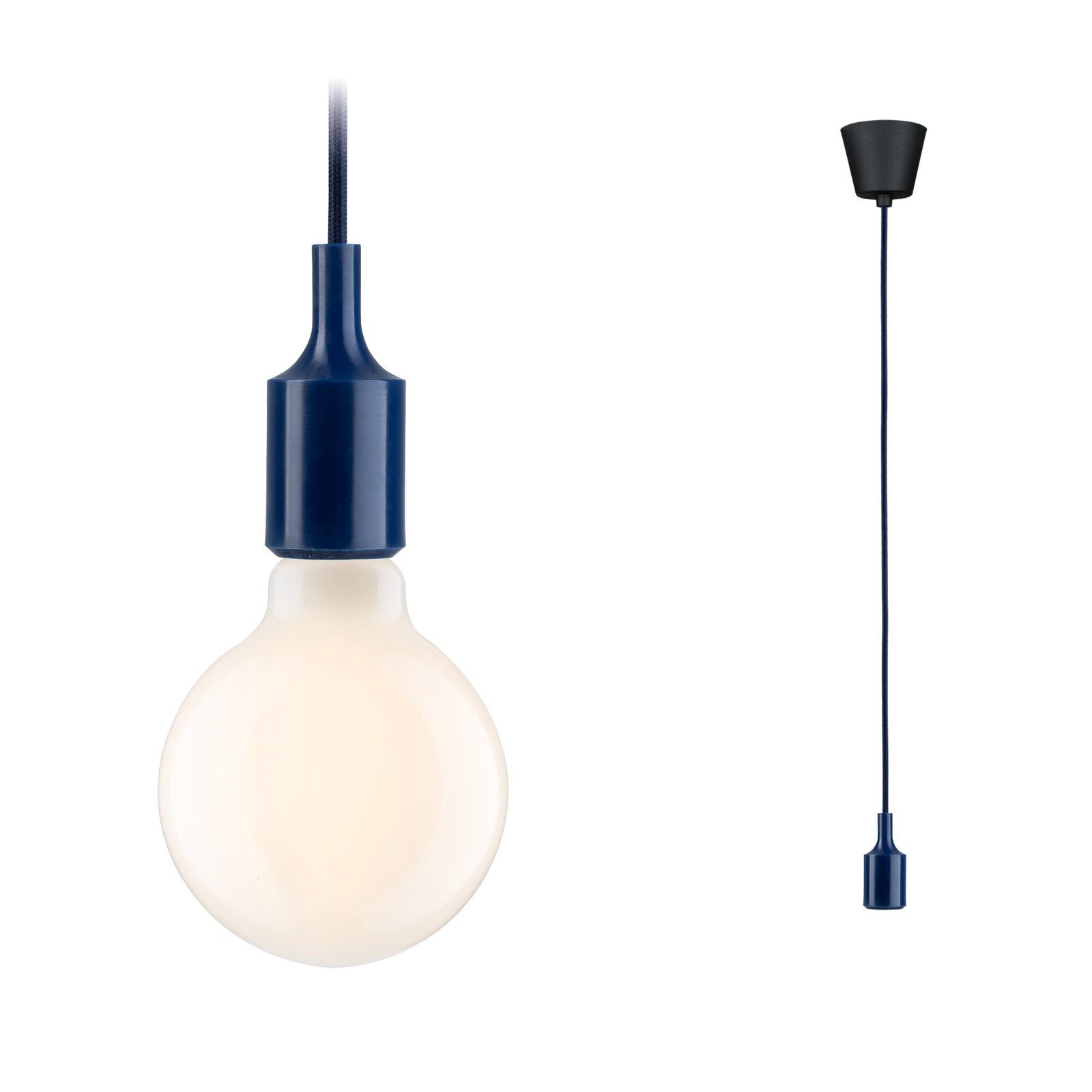 Paulmann Neordic Ketil hanglamp blauw/zwart