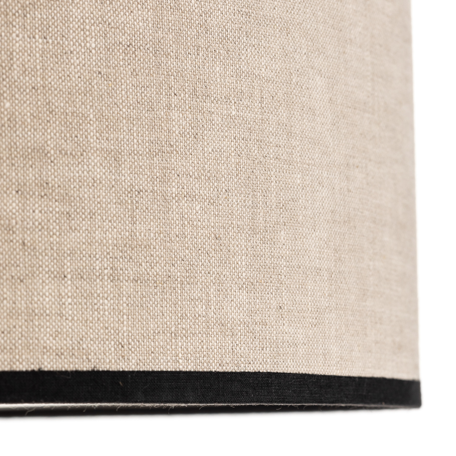 Lampa sufitowa Cavos, klosz tekstylny, Natur, Ø 48 cm