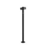 Bornes lumineuses LED Nirella, capteur, 100 cm, noir, métal, IP65, CCT - Lucande