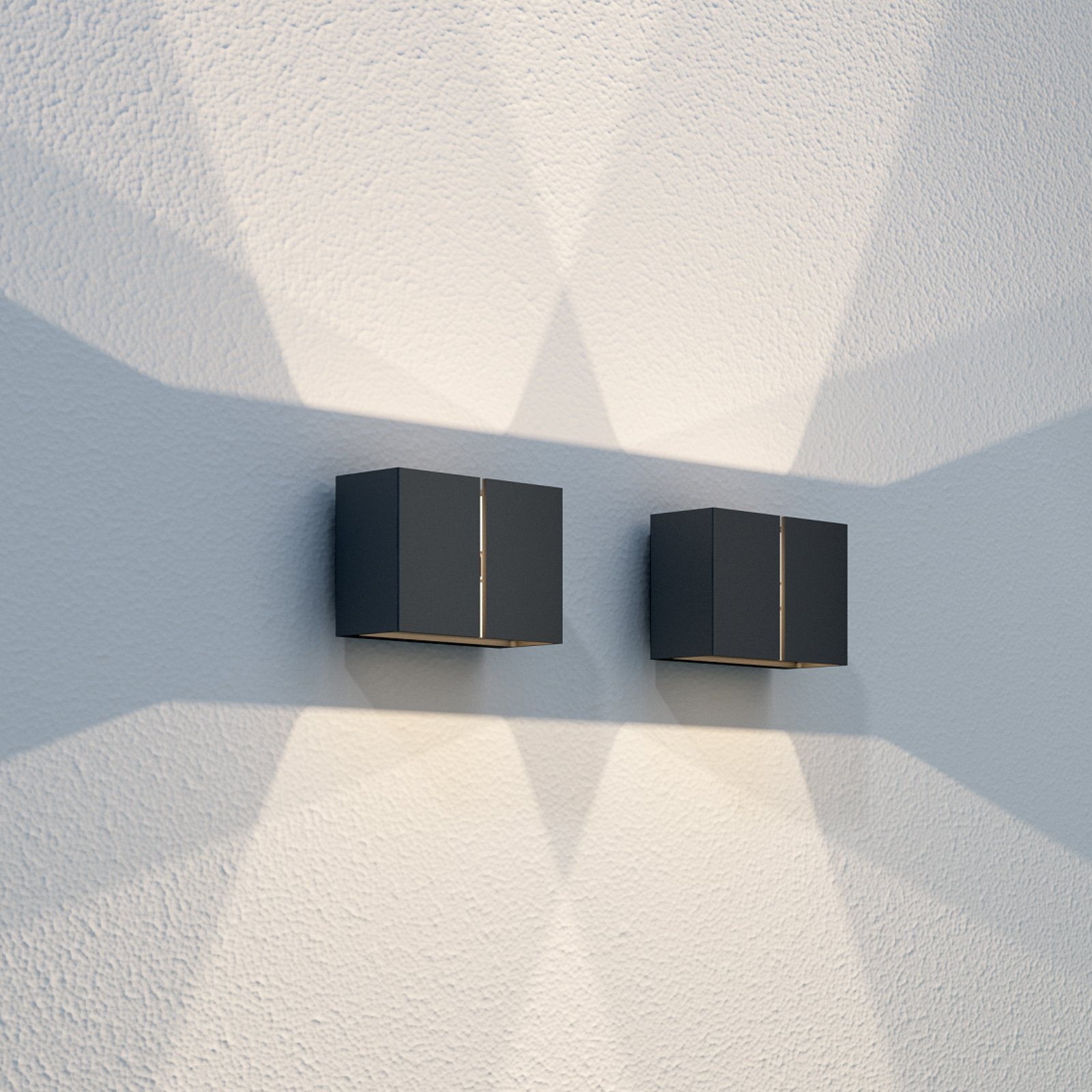 Ask Candeeiro de Parede Exterior Black - Loom Design