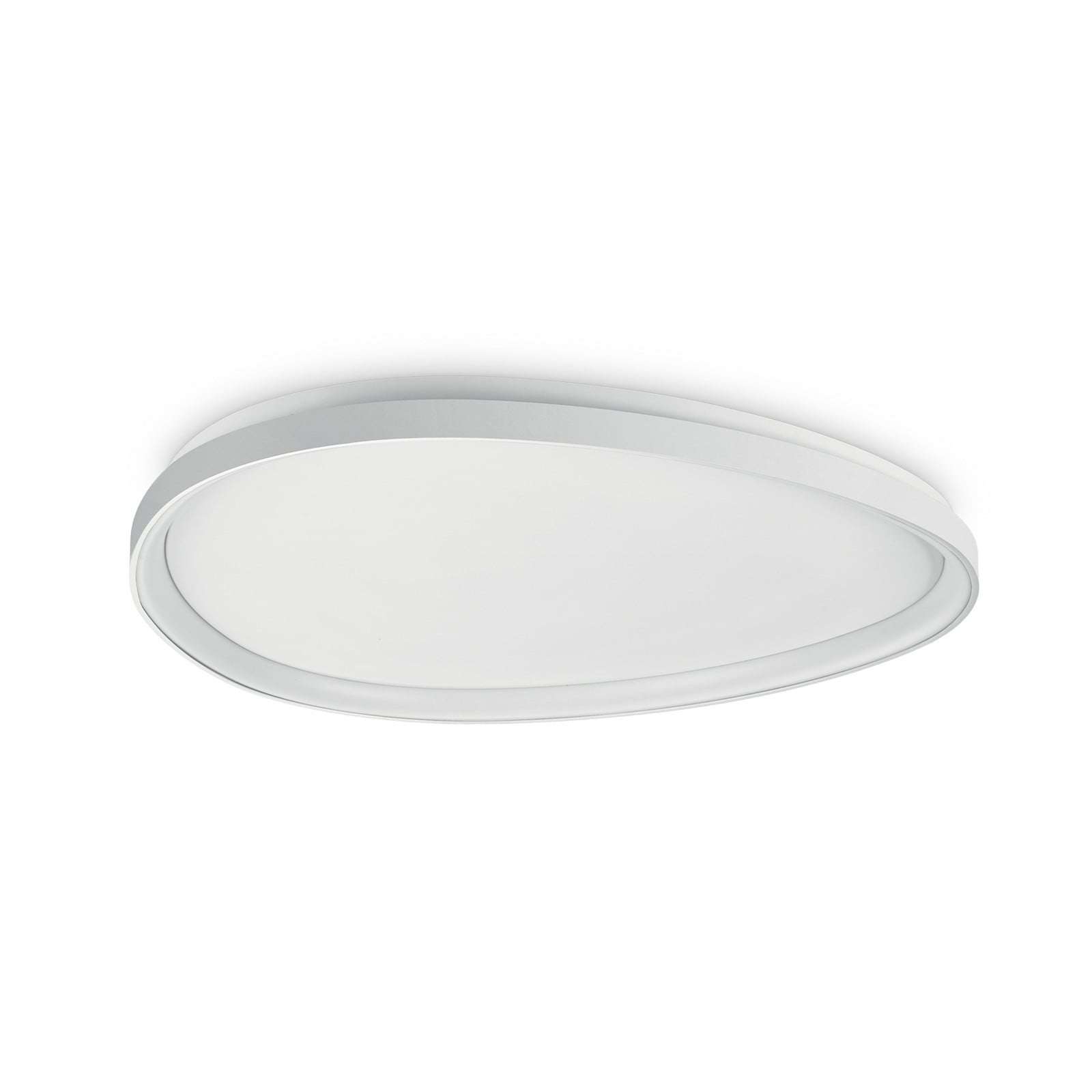 Plafonieră LED IDEAL LUX Gemini albă 81 cm 4000 K cu comutator pornit/oprit - Camera de zi / sufragerie - Modern - Metal