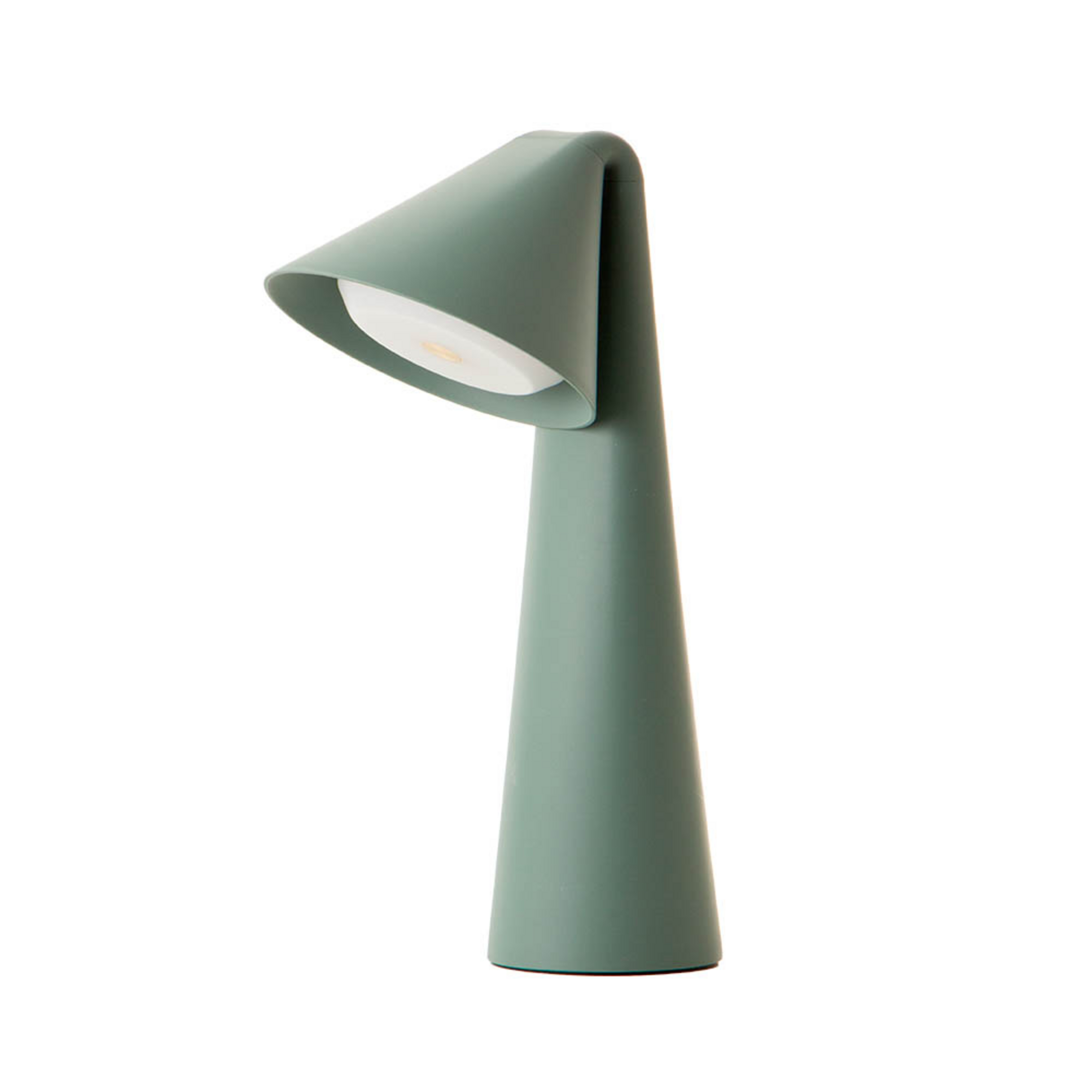 Prijenosna LED punjiva stolna lampa Ami zelene boje - FRANDSEN