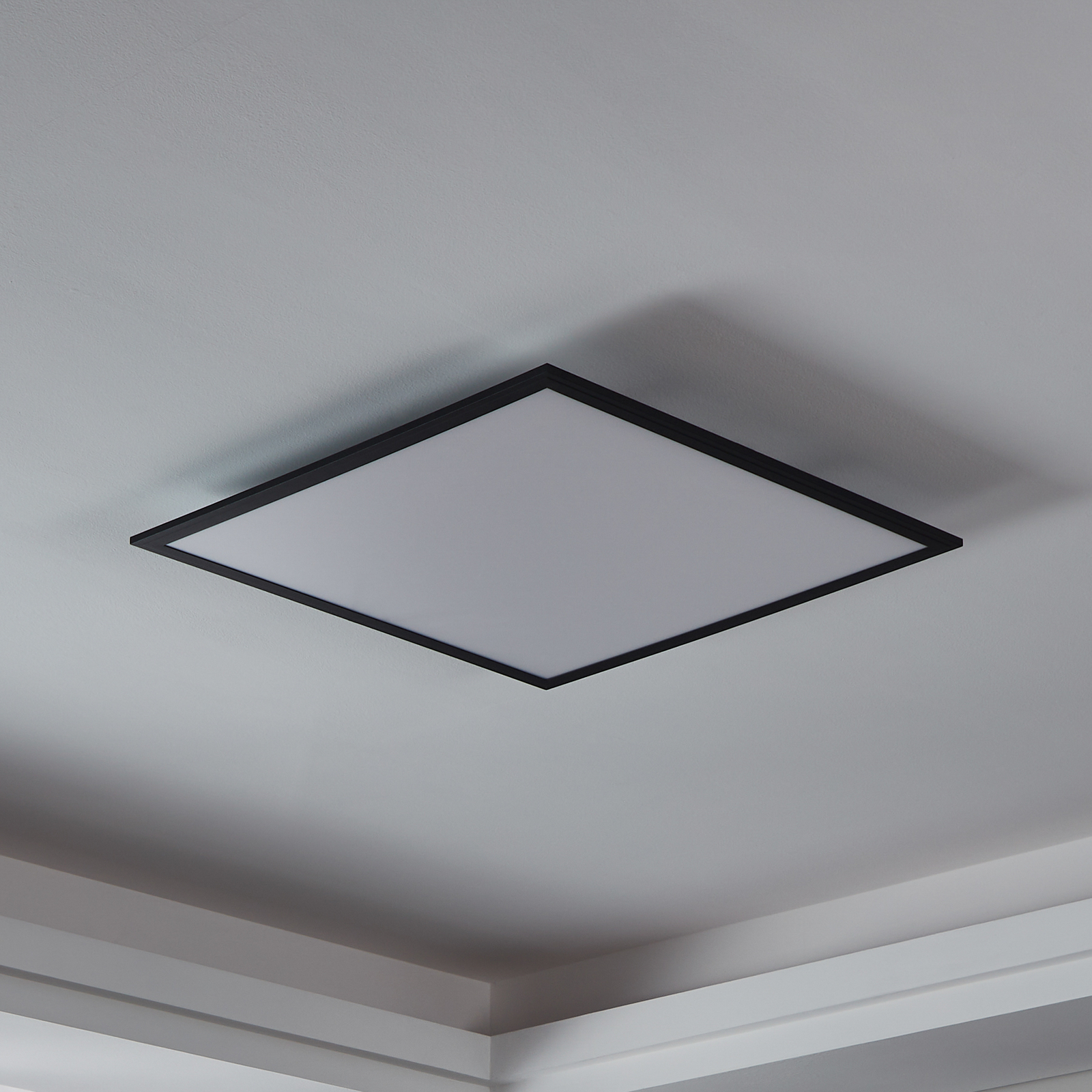 Candeeiro de teto EGLO connect CCT 59,5x59,5cm preto