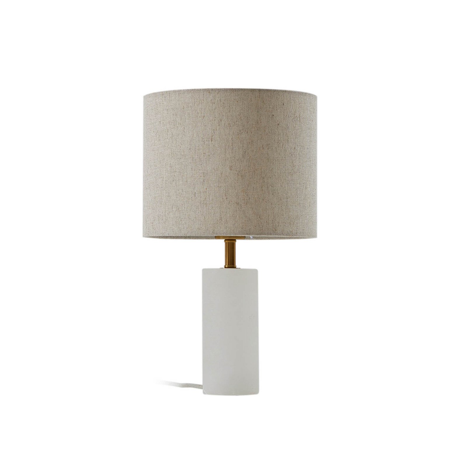 Alabastrová stolová lampa Ø 25 cm mramor E27 - Lindby