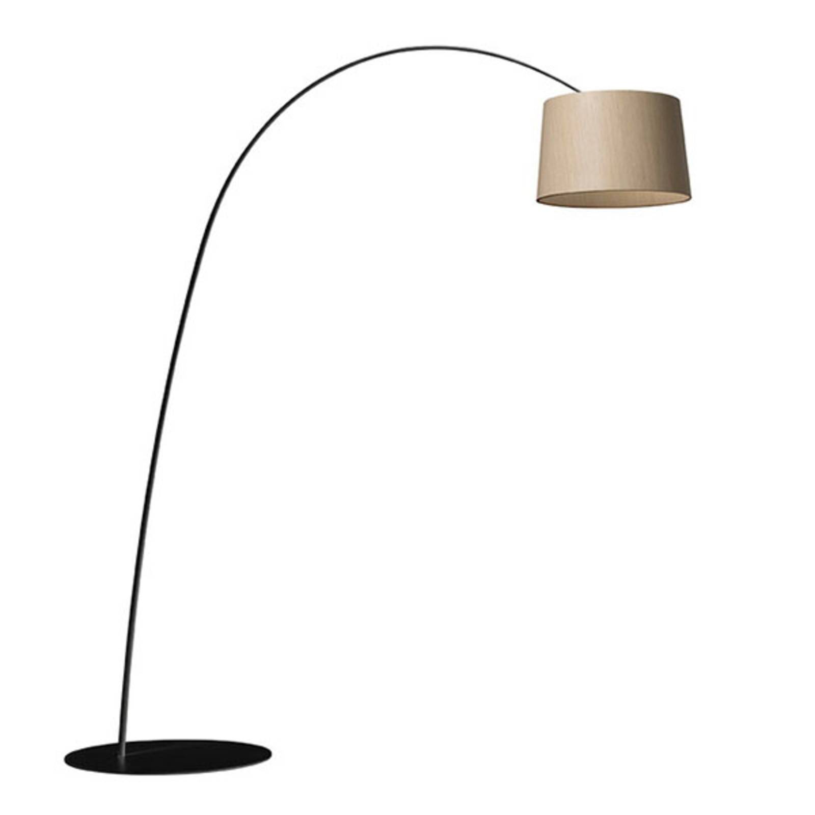 Foscarini Twiggy Wood LED-Stehleuchte schwarz