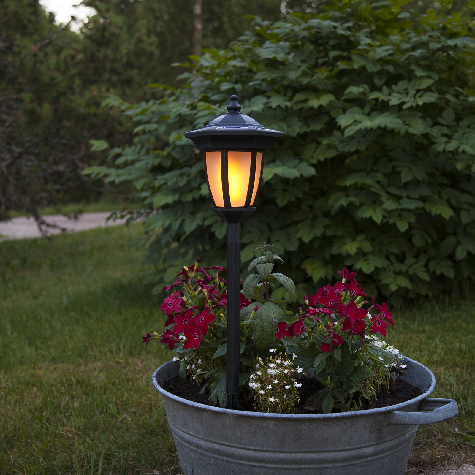 Flame LED solar light, 4 in 1