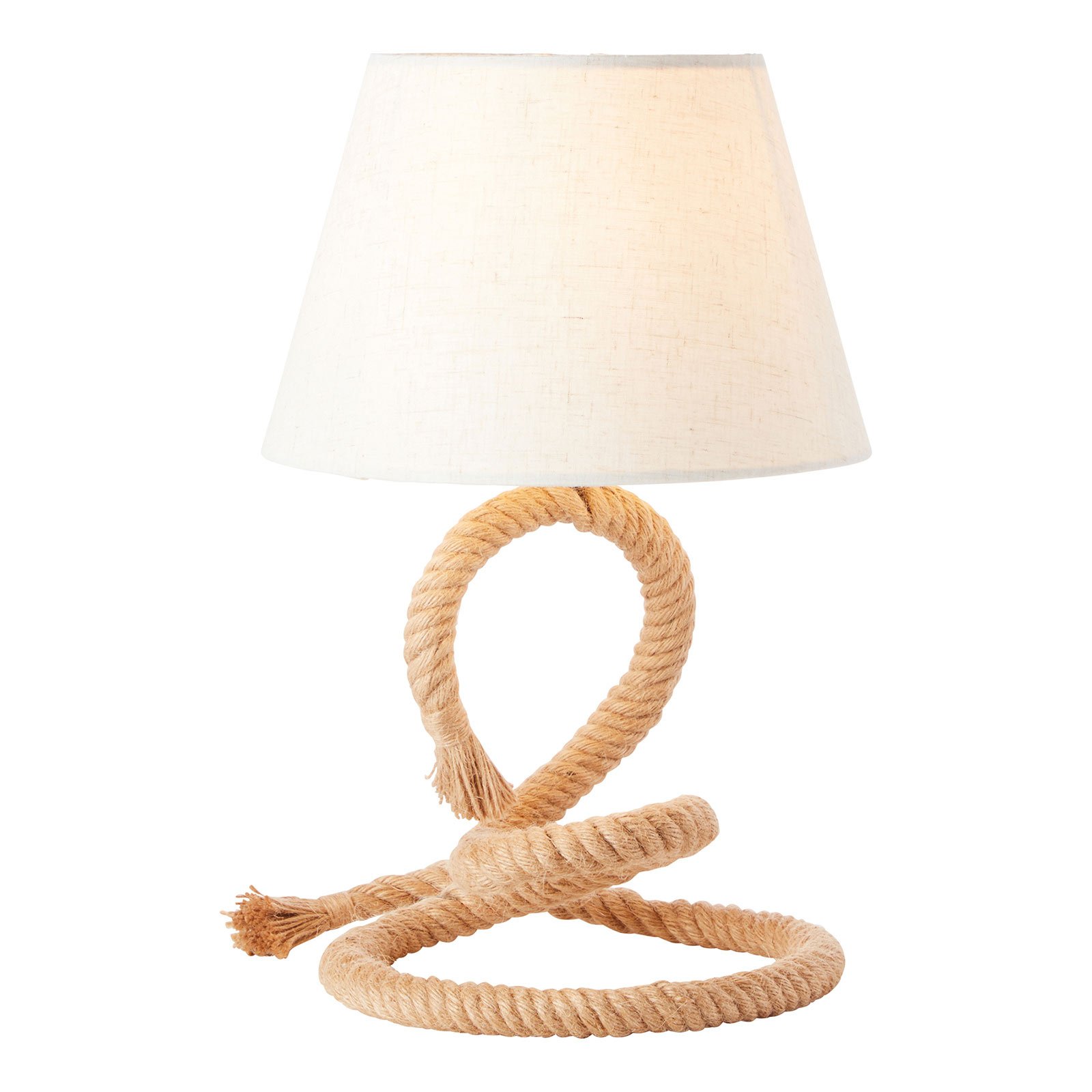 Lámpara de mesa Sailor con armazón de cuerda