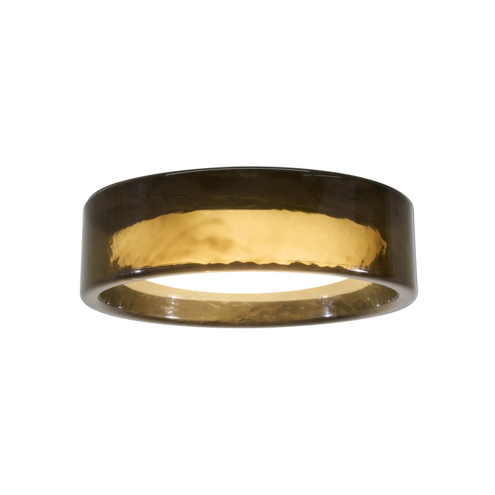 MARSET LED-Deckenlampe Ringo, Ø 70 cm, rauchgrau dunkel, CCT