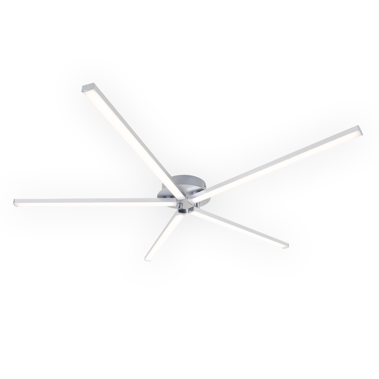 Brilonger 3181-059 LED ceiling lamp, five-bulb, for Living / Dining Room, metal, plastic, 6 W, energy efficiency: A+, H: 6.2 cm