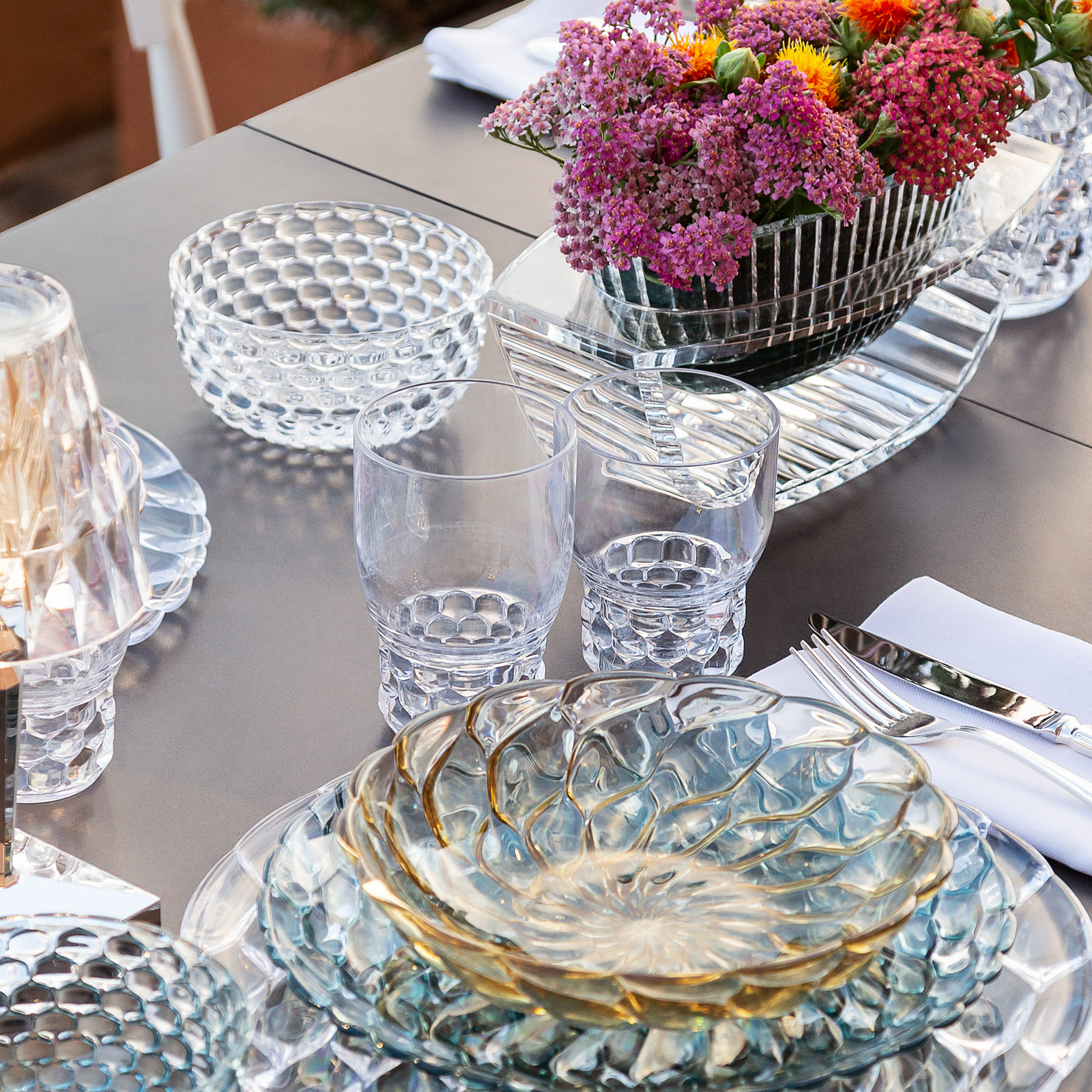 Verre Jellies Family, hauteur 11 cm, transparent - Kartell Verre Jellies Family, hauteur 11 cm, transparent - Kartell