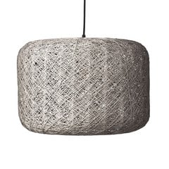 Dyberg Larsen lámpara colgante Spin L, gris, Ø 45 cm