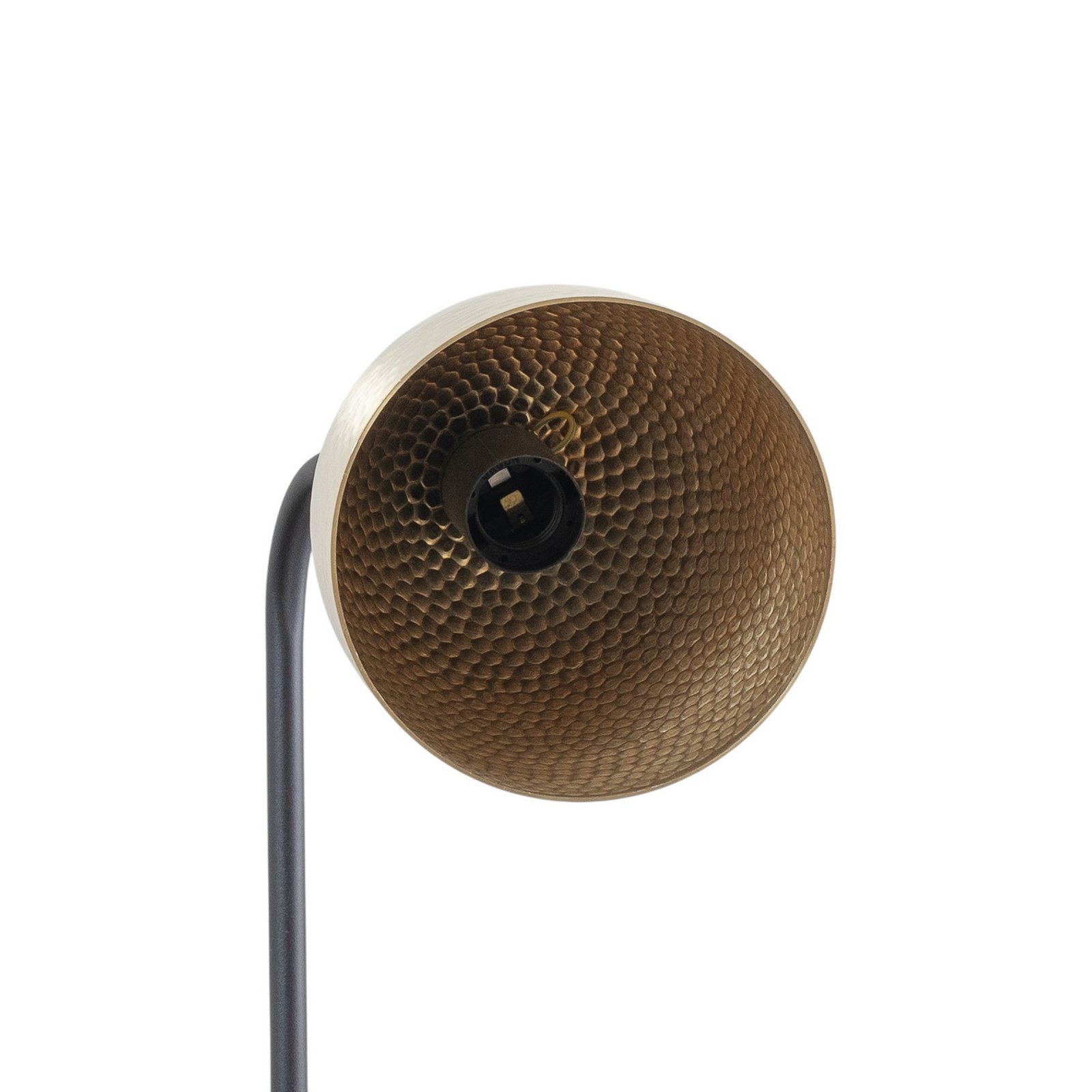 Stehlampe Tattoo 4091 gold antik/schwarz, Metall Höhe 120 cm