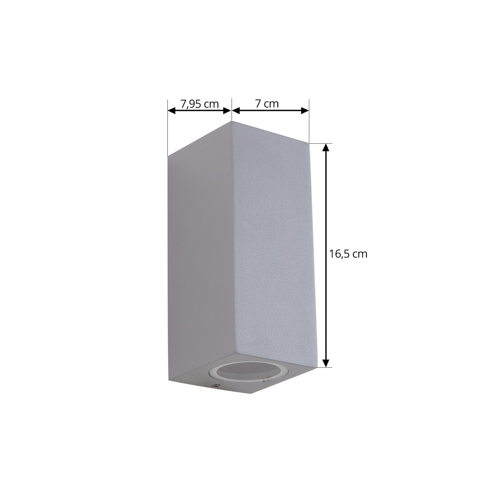 Xava Extérieur Applique Murale Up/Down Gris - Lucande