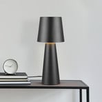 Lampe à poser Nubian, noir, hauteur 40 cm, métal, E27