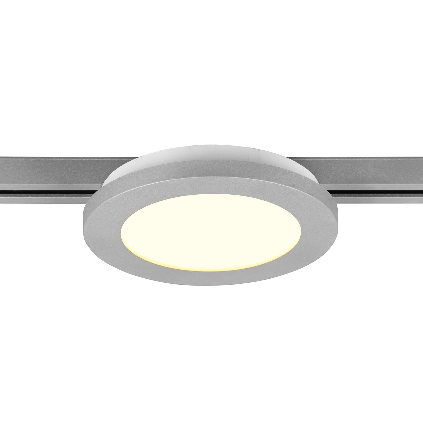 LED-Schienenleuchte Camillus für DUOline, titan, Ø 17 cm