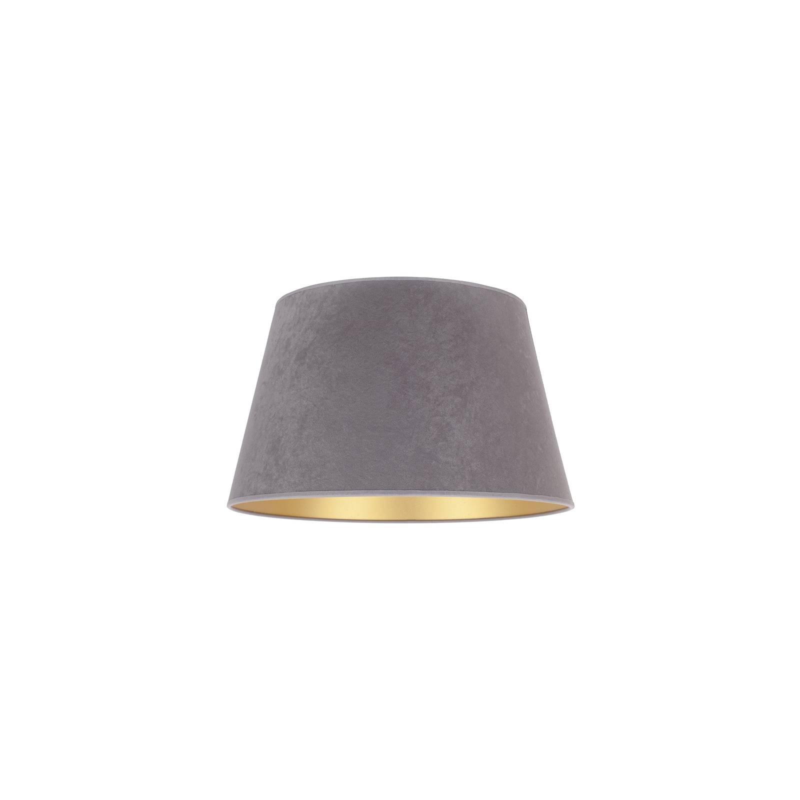 Cone lámpaernyő 18 cm magas, szürke/arany