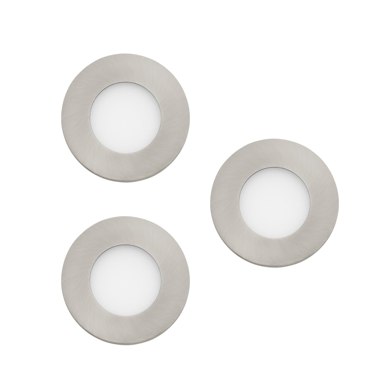 EGLO connect Fueva-C spot wpuszczany LED 8,6cm, zestaw 3 szt EGLO connect Fueva-C spot wpuszczany LED 8,6cm, zestaw 3 szt