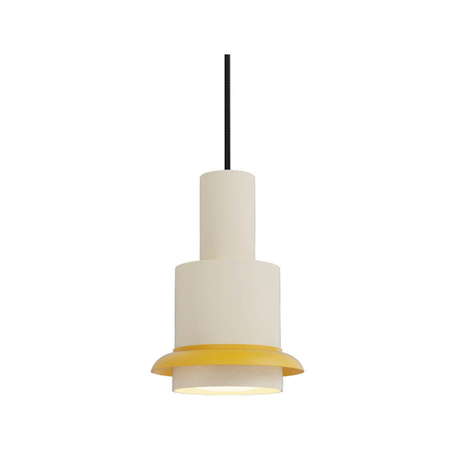 Chaumont Pendelleuchte Ø19xH28 White/Yellow - DCW
