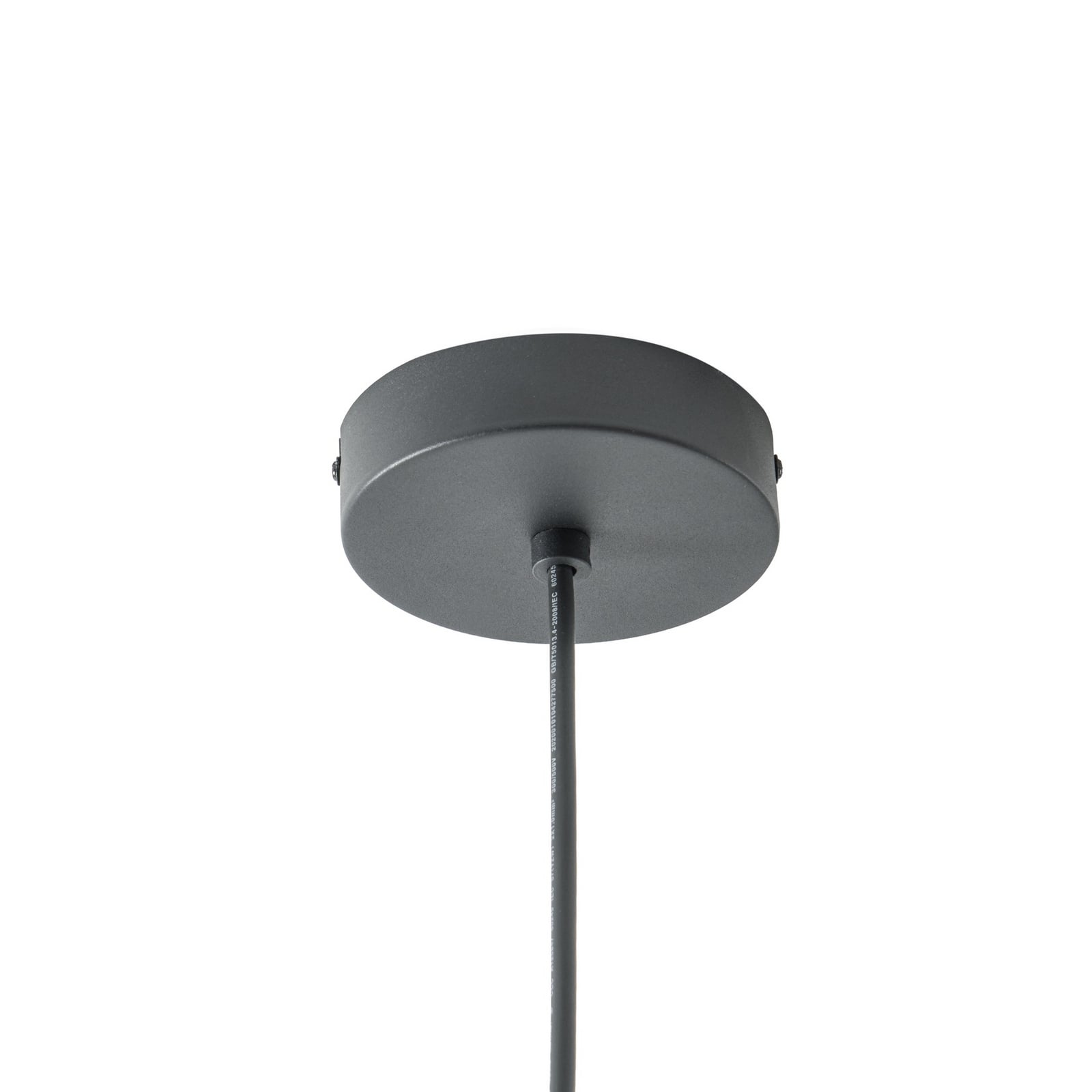 Taniola kültéri függesztett lámpa, Ø 60 cm, E27, kúpos, rattan, IP44 - Lucande