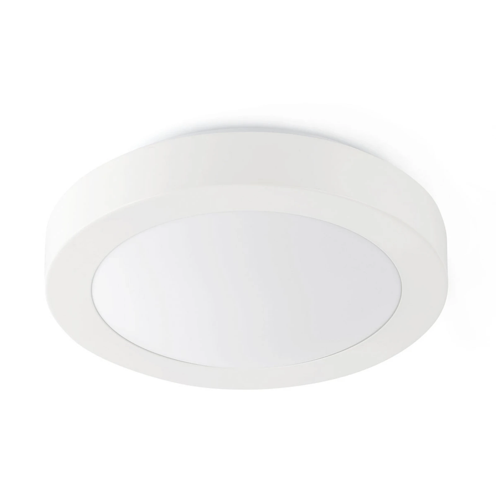 Plafonnier pour salle de bain Logos, Ø27 cm, blanc