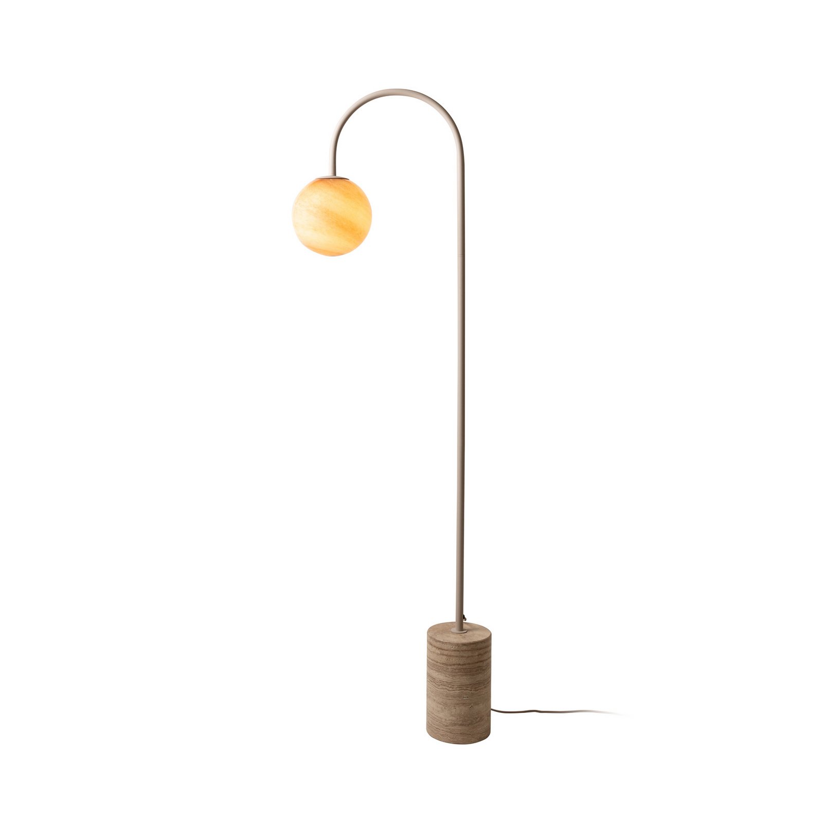 IT'S ABOUT ROMI Bogenlampe Tivoli, sandfarben, Höhe 163 cm