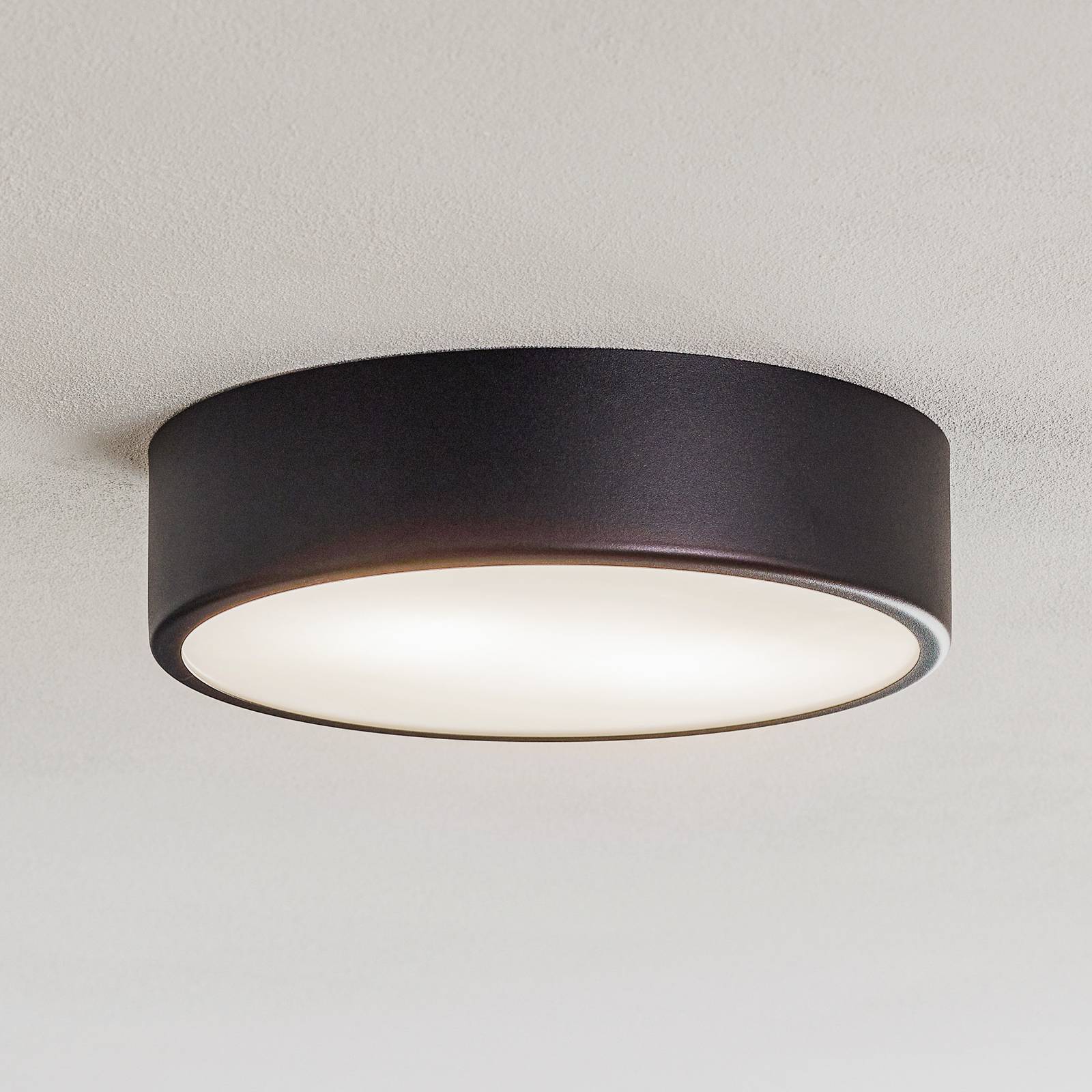 Euluna Lampa sufitowa Cleo Ø 30cm czarna