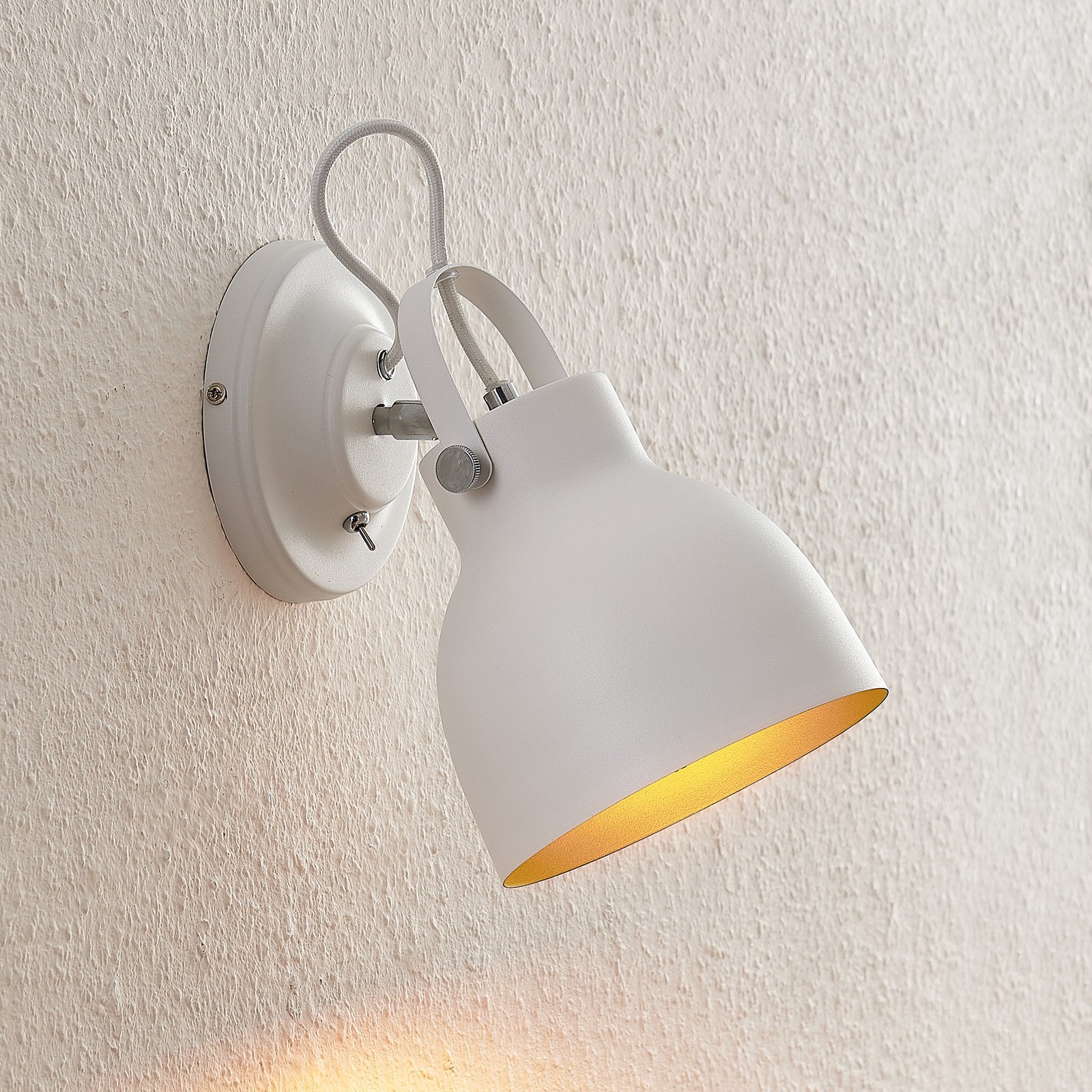 Adirta Lampa Ścienna White - Lindby