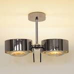 Plafondlamp PUK Sides 2-lamps G9, chroom 10cm