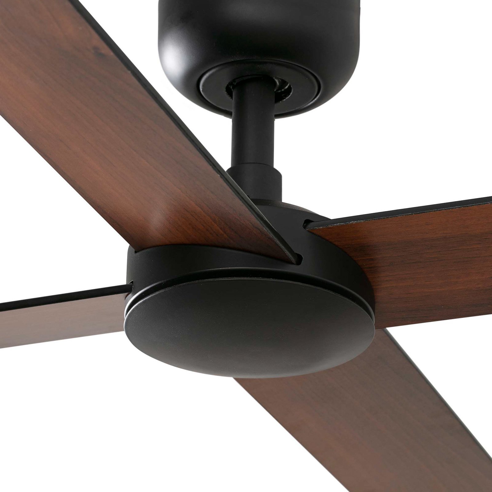 Mennyezeti ventilátor Rudder, DC motor, csendes, Ø 132 cm, fa