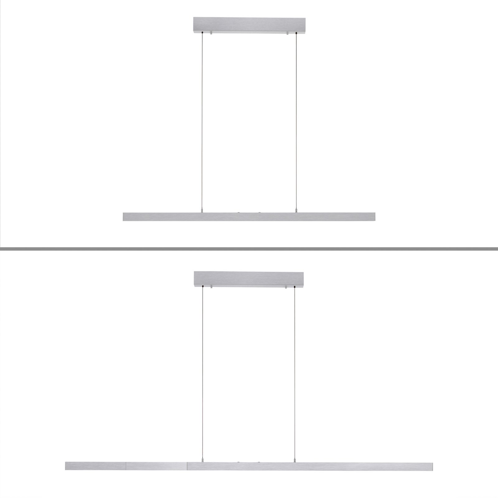 Paul Neuhaus LED závěsné světlo Adriana Comfort Lift, hliník, CCT