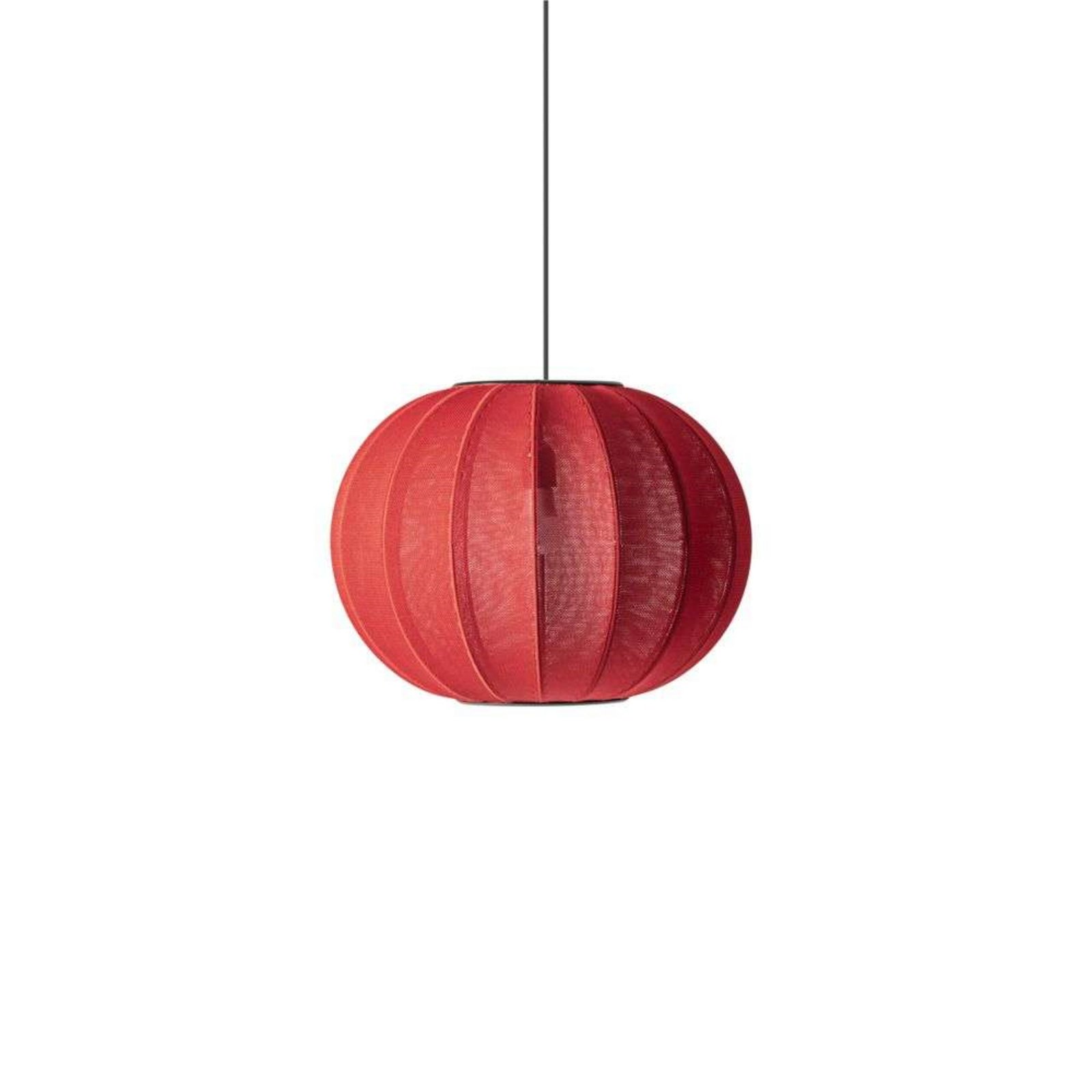 Knit-Wit 45 Round Lustră Pendul Maple Red - Made By Hand