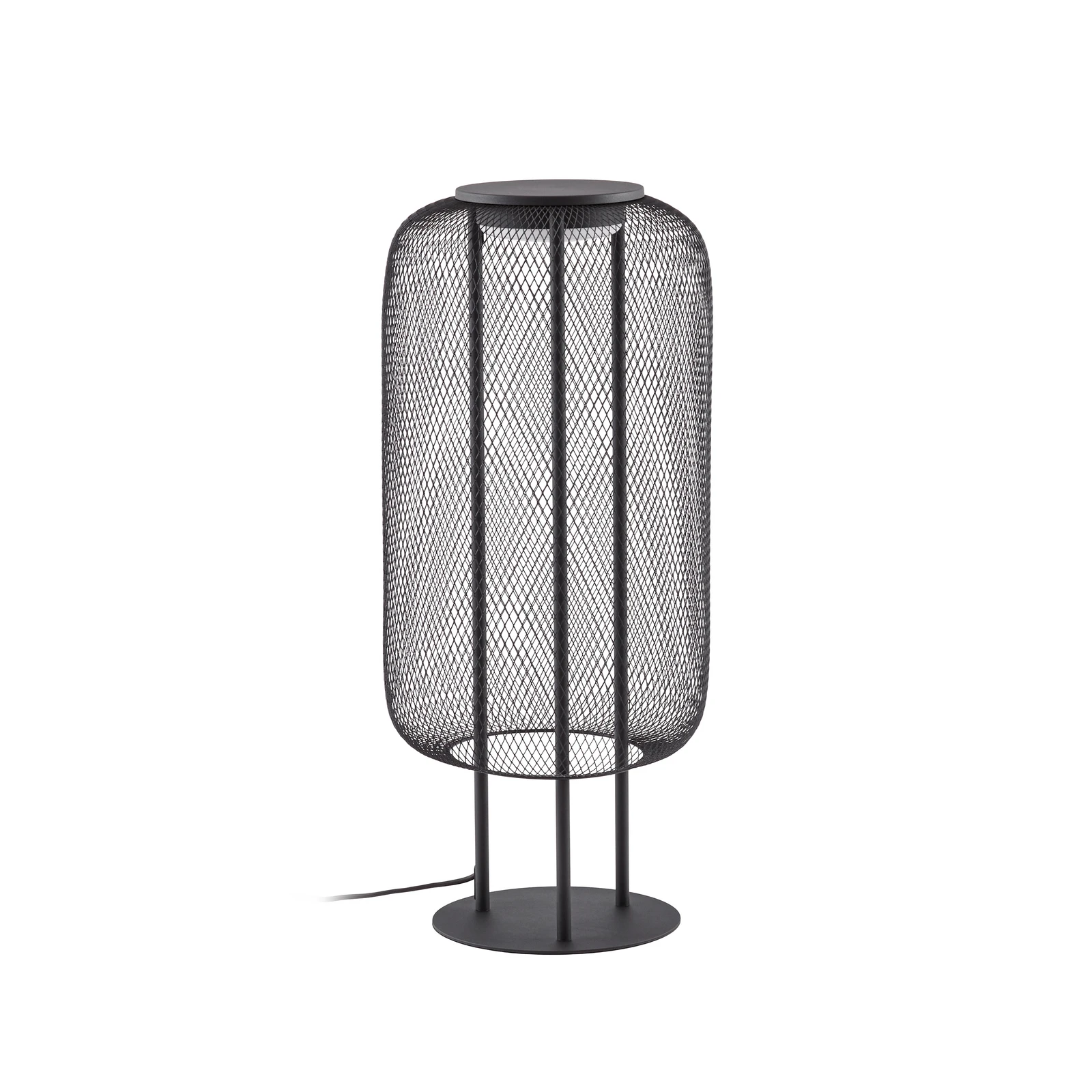 Lucande LED-Außenstehleuchte Korvyn, schwarz, 80 cm, IP44