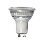 Lampadina LED a riflettore, GU10, 6 W, trasparente 3.000 K dimmerabile