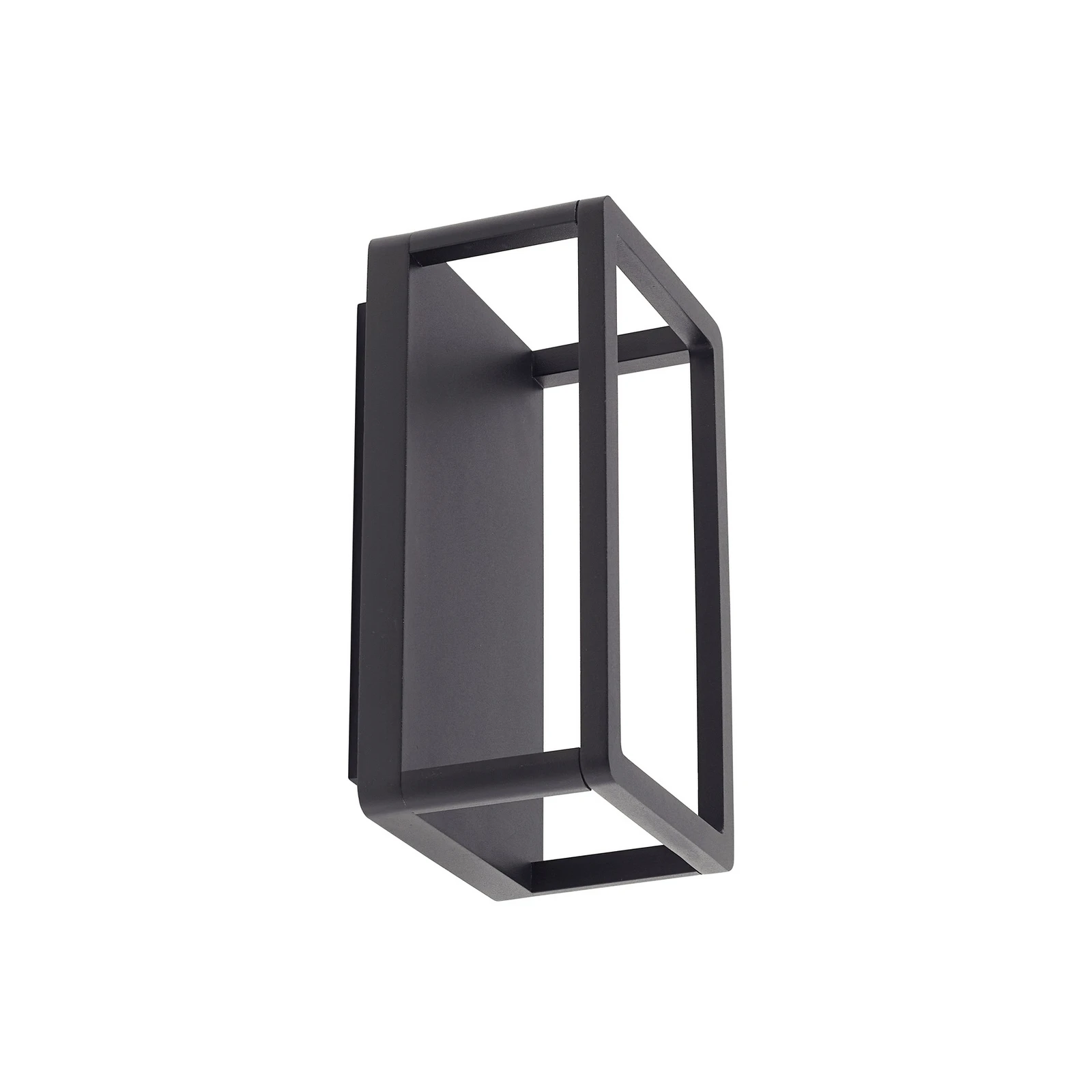 Candeeiro de parede exterior LED Lucande Thorvid, altura 26 cm, preto