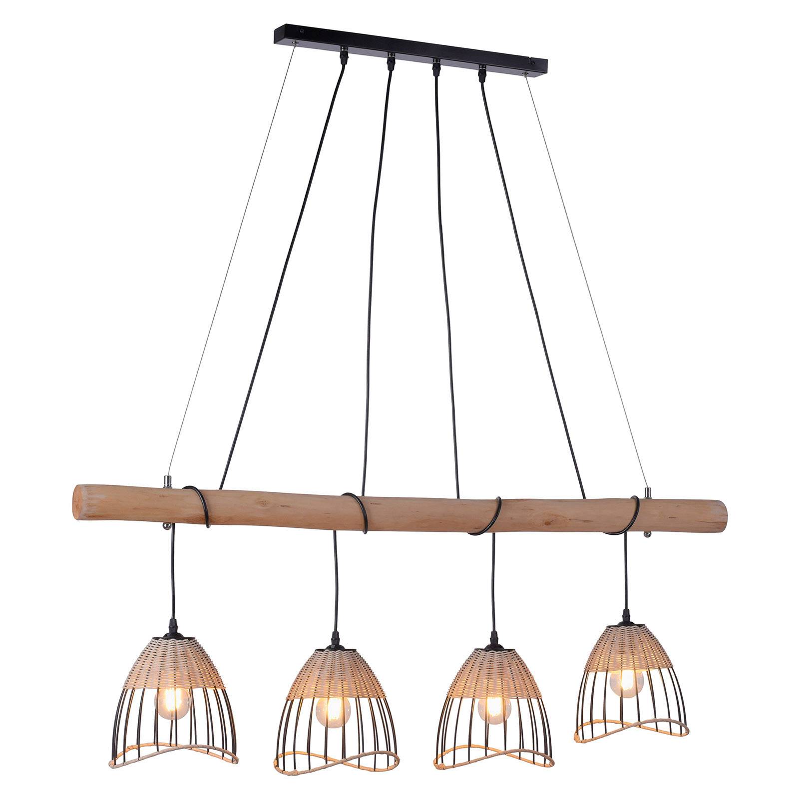 Leuchten Direkt Pendant Light - Living / Dining Room - Hanging Light - dimmable - Vintage - Brown
