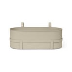 ferm LIVING kukkalaatikko Bau, beige, teräs, leveys 45 cm