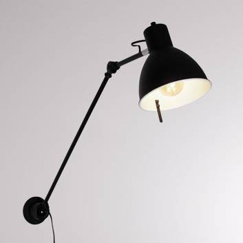 LOUM Iwo 2-væglampe med stik, 106,6 cm fremspring