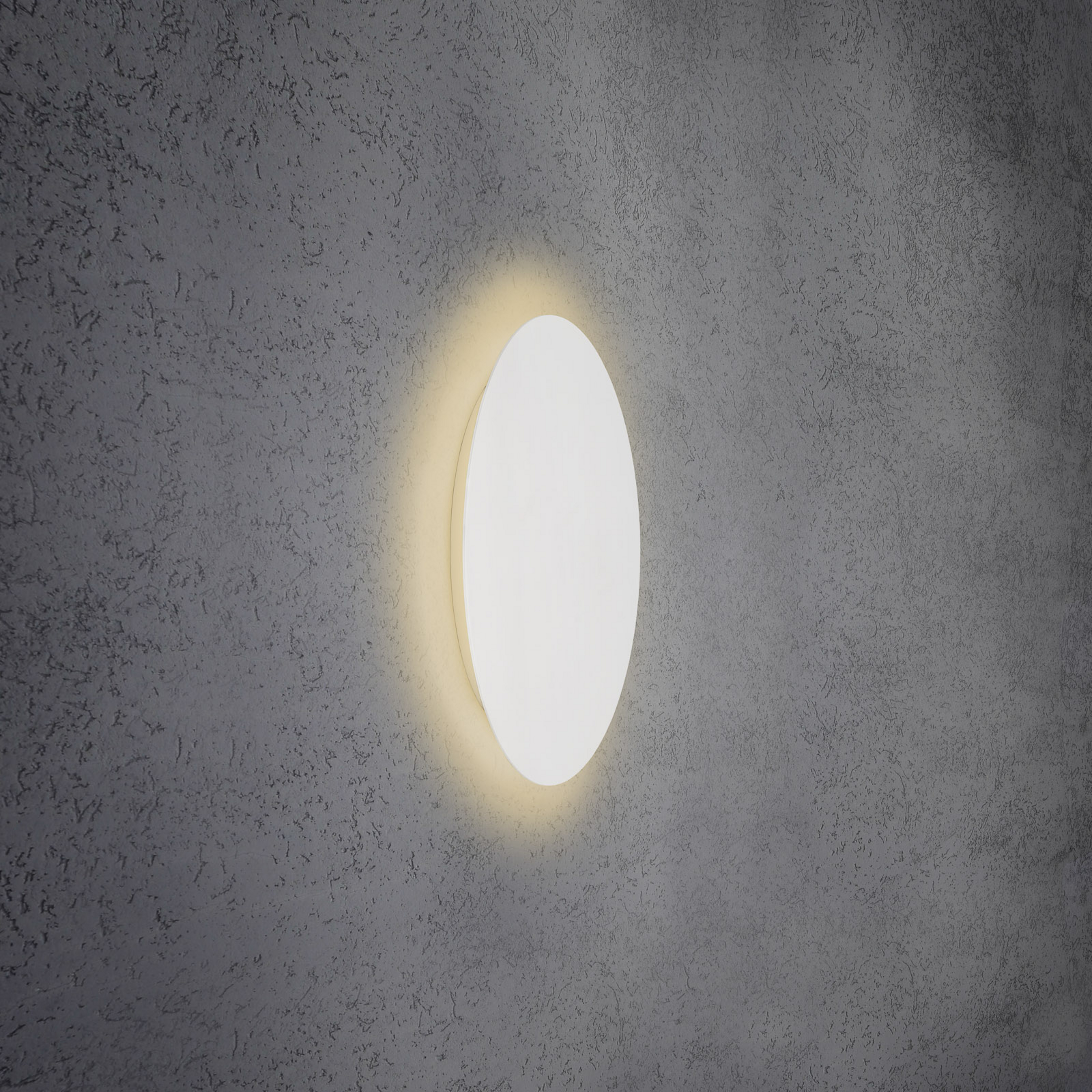 Escale Blade applique LED bianco satinato, Ø 44 cm