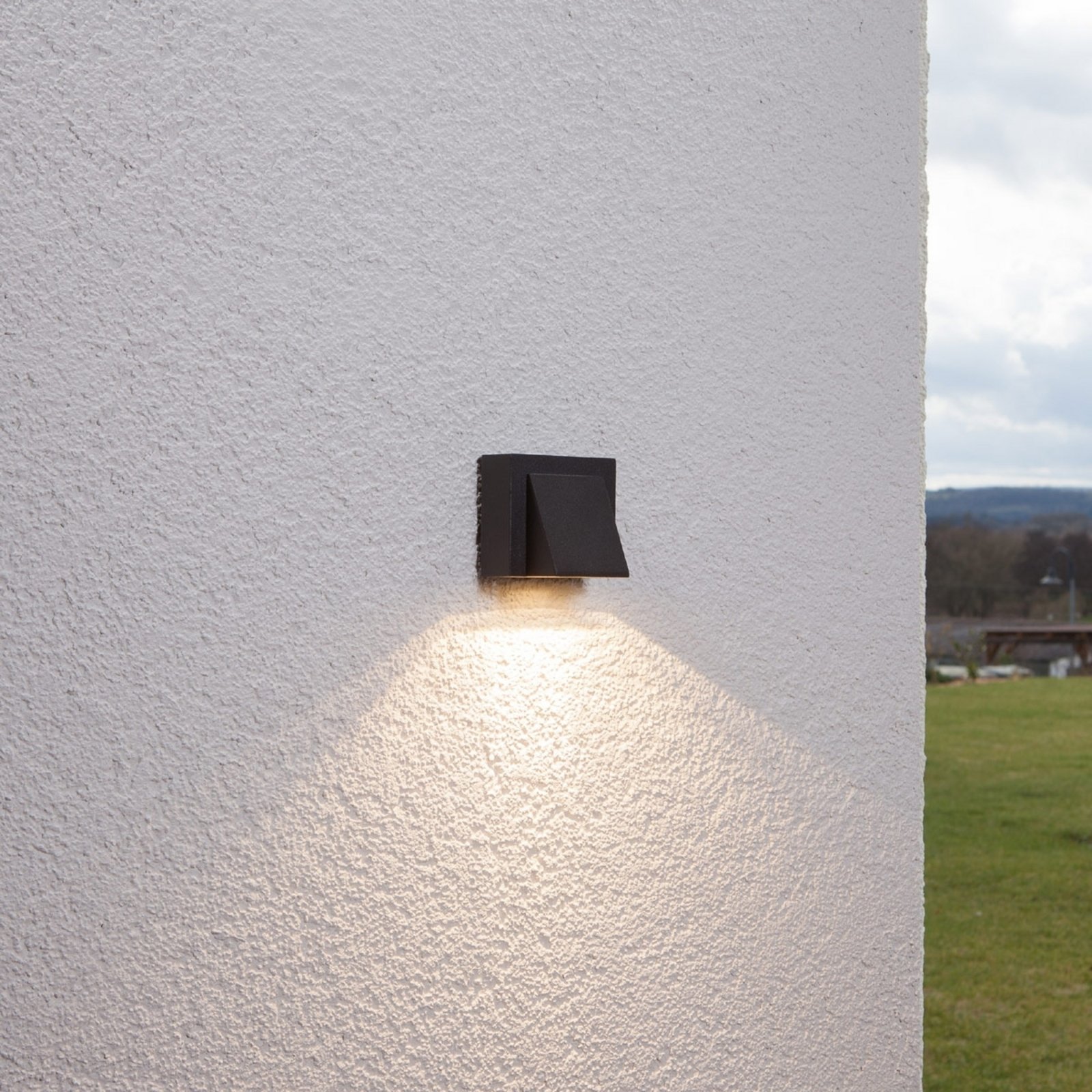 Marik Outdoor Wall Lamp Graphite - Lucande
