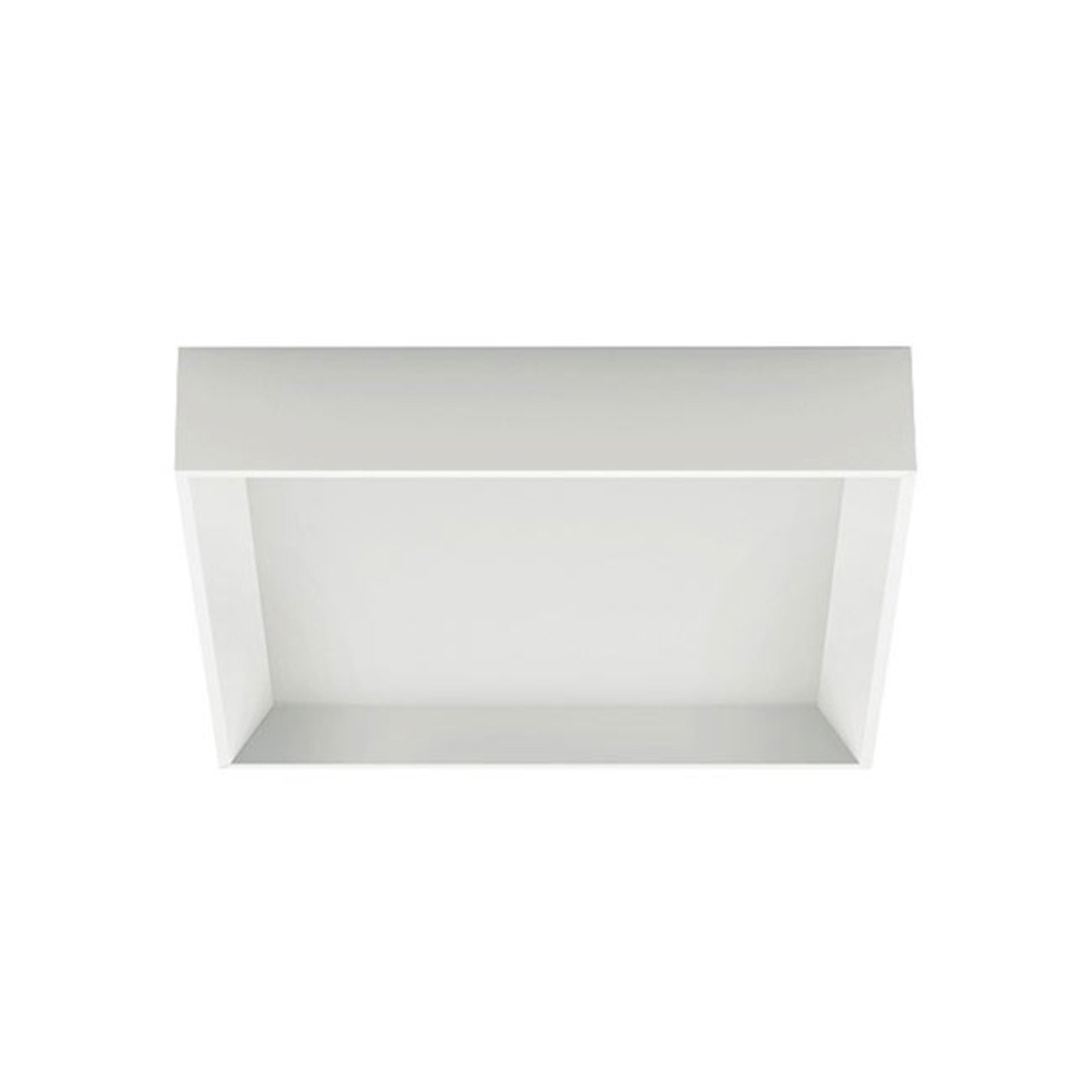 Tara Q LED ceiling light, angular, 30 x 30 cm