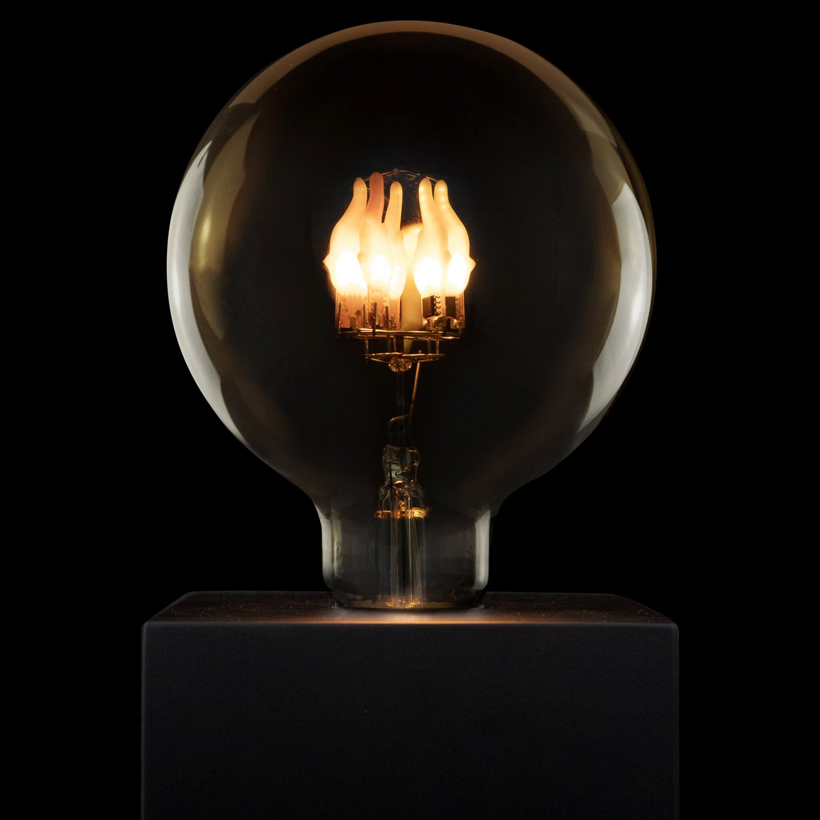 Segula LED Fire Flame Line E27 1W G125 dymová stojaca 1800K Segula LED Fire Flame Line E27 1W G125 dymová stojaca 1800K