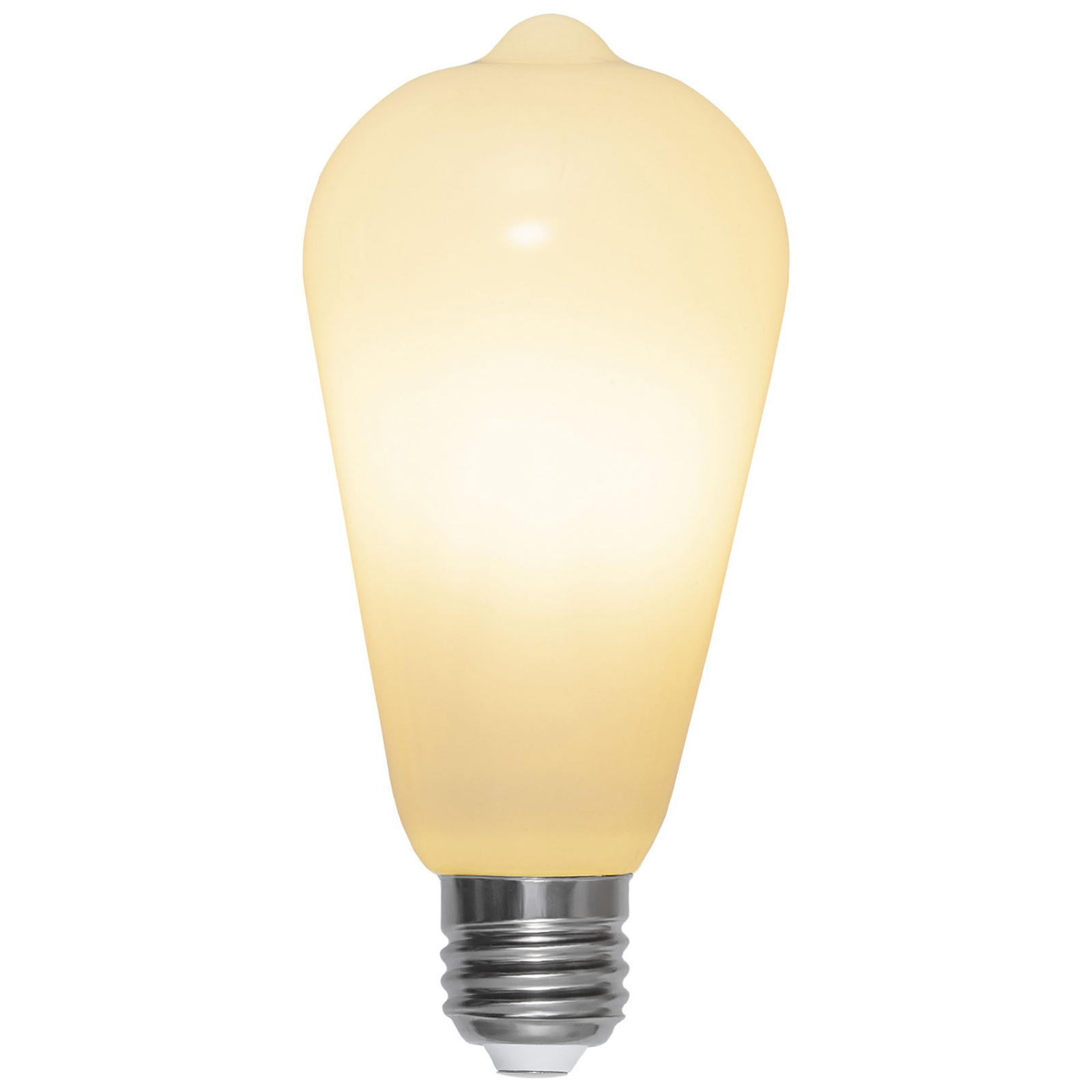 Bombilla rústica LED E27 ST64 6,5W 3-step-dim opal