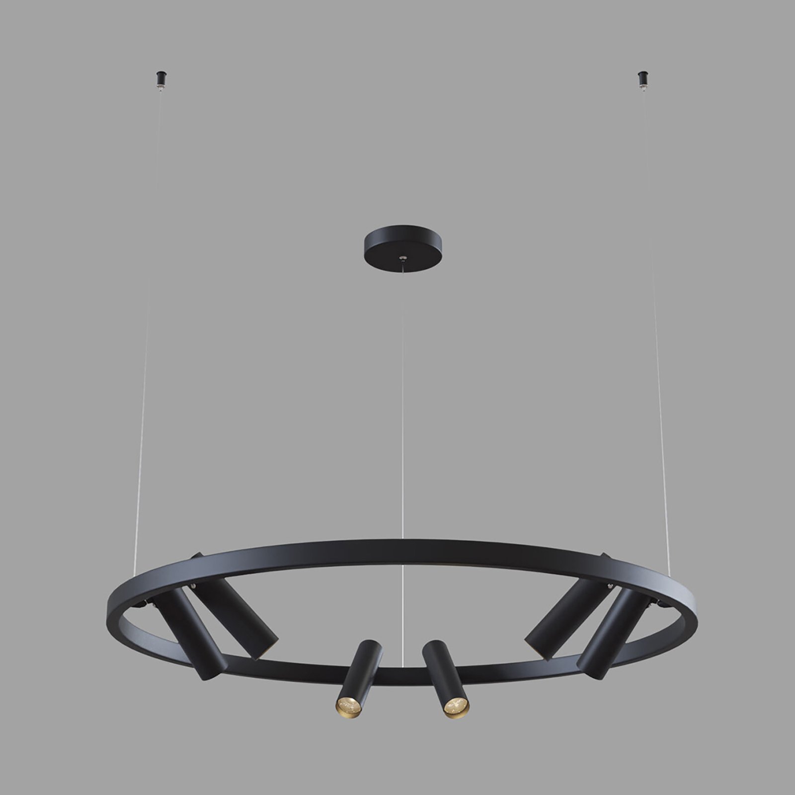 Maytoni Satellite LED pendant light 3,300 K, black