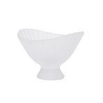 FOUNTAIN Bowl, height 13 cm, frosted glass - LIVING