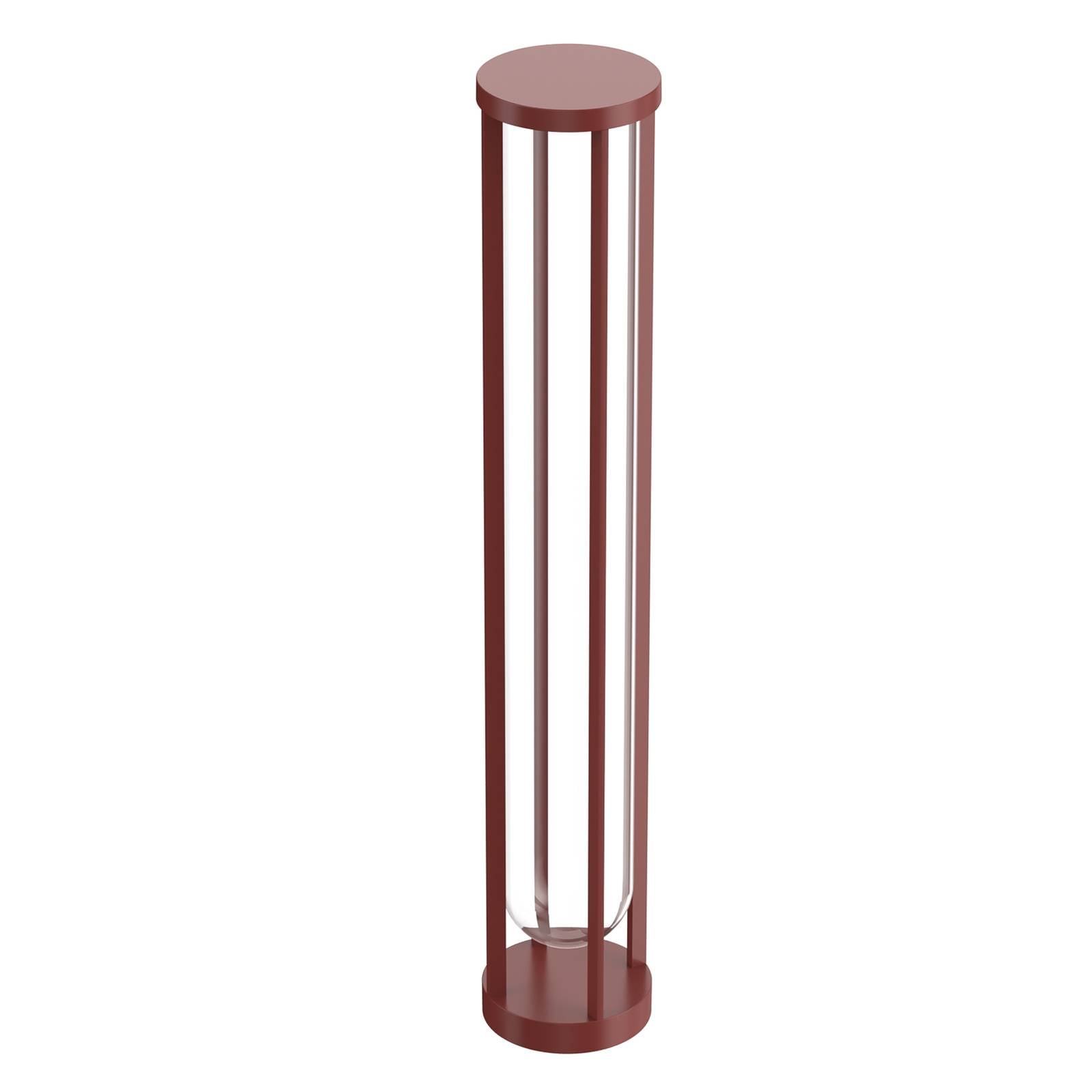 FLOS In Vitro Bollard 3, 2.700 K 90 cm terracotta