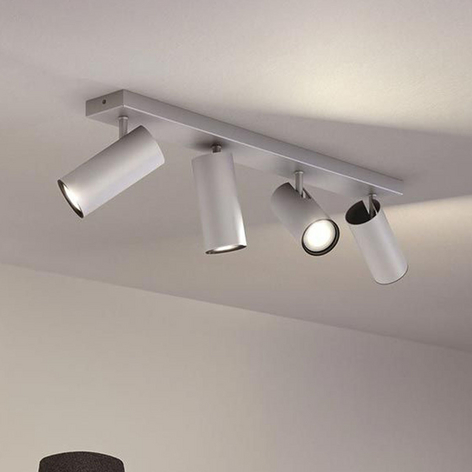 Philips Hue Buratto LED-Spot alu 4fl Dimmschalter