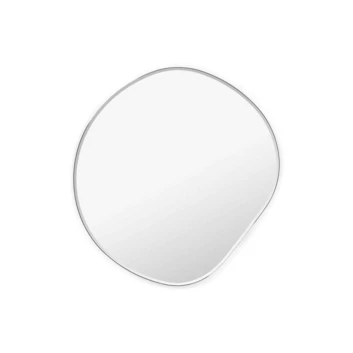 Pond Spiegel Small Dunkel Chrome - Ferm Living