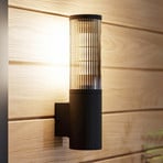 Salle lauko sieninis šviestuvas, aukštis 31 cm, juodas, aliuminis